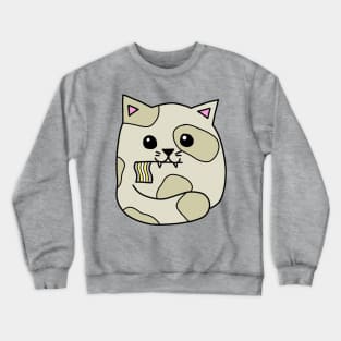 demigender pride flag cat Crewneck Sweatshirt